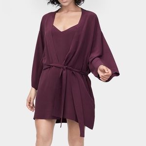 NWT  Authentic UGG LOLLA SILK ROBE, XL